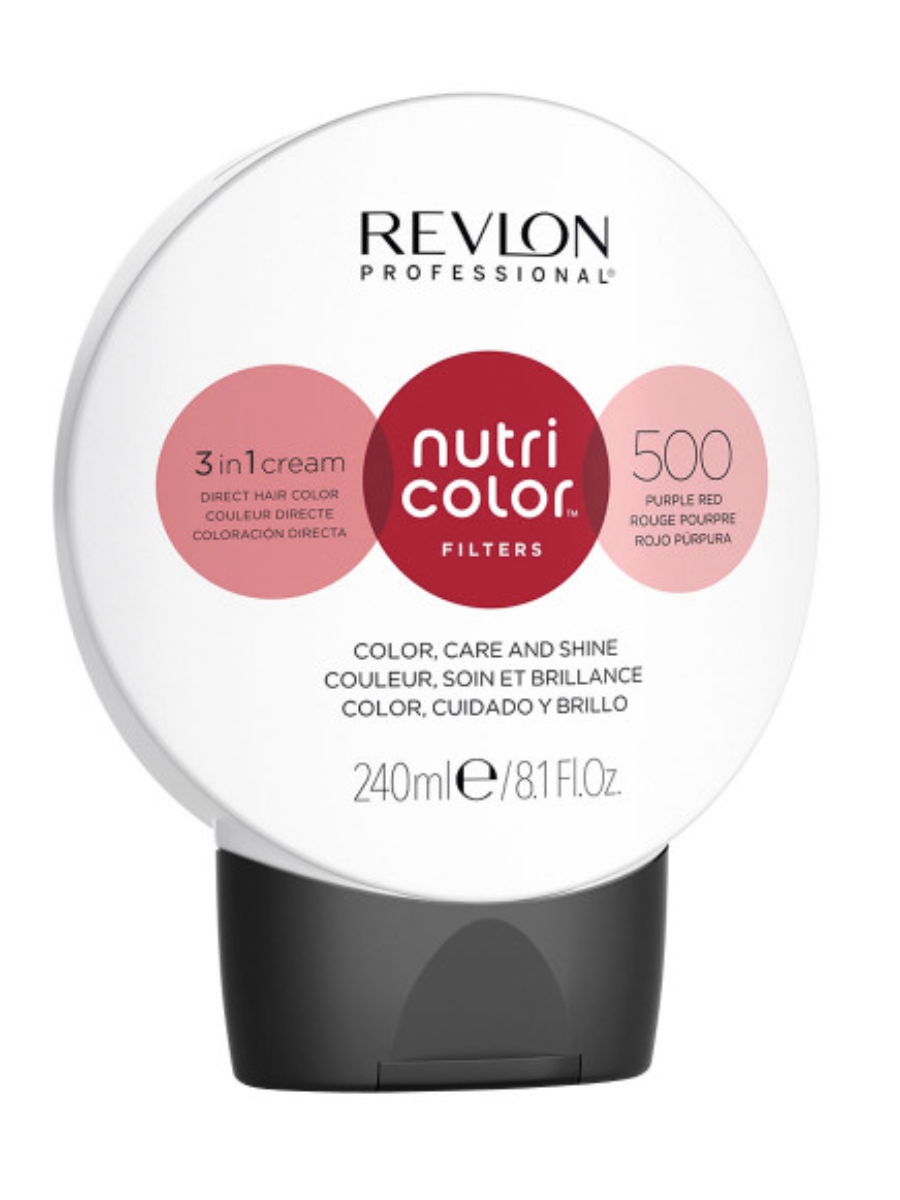 Revlon Nutri Color Creme  für Echthaar- 500 Purpur Rot  240 ml